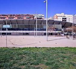 Facade of the new Canòdrom facility